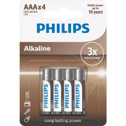 Philips ENTRY ALKALINE AAA 4ks LR03A4B/10