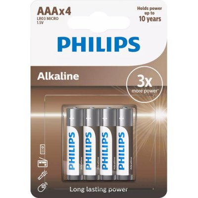 Philips ENTRY ALKALINE AAA 4ks LR03A4B/10