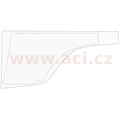 3/13- ochranná folie lemu zadního blatníku ORIGINÁL, P | Zboží Auto