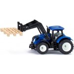 Siku Blister traktor New Holland s paletovými vidlemi a paletou – Zboží Dáma