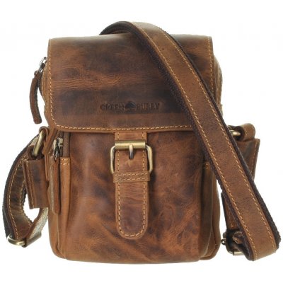 Greenburry kožená taška 1651-25 hnědá – Zboží Dáma