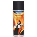Maston spray HEAT RESISTANT 600°C BLACK MATT černá matná 400ml – Sleviste.cz