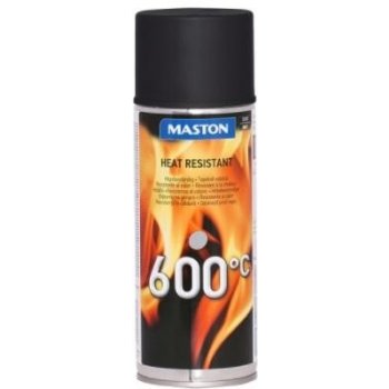 Maston spray HEAT RESISTANT 600°C BLACK MATT černá matná 400ml