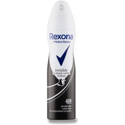 Rexona Invisible on Black + White Clothes deospray 150 ml – Zbozi.Blesk.cz