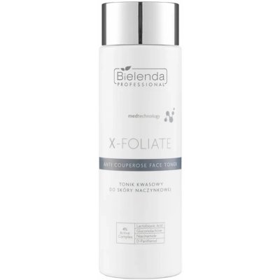 Bielenda X Foliate Anti Couperose Acid tonikum pro pleť s kuperózou 200 ml