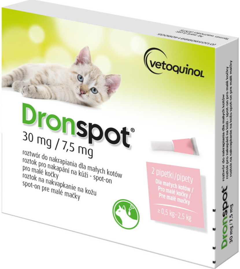 Dronspot Spot-on Cat 30 / 7,5 mg 2 x 0,35 ml