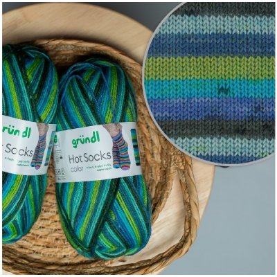 Gründl Hot Socks Color Barva: 404 - Aqua