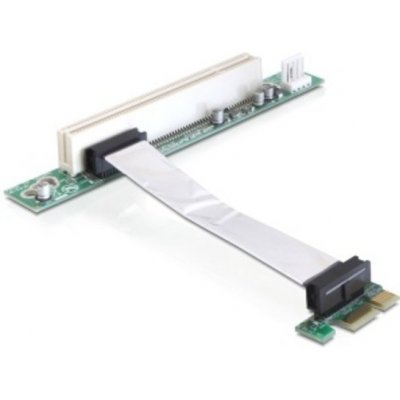Delock Riser card PCI Express x1 > PCI 32Bit 5 V, kabel 9cm, 41856 – Sleviste.cz