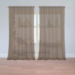 Sablio Záclony Čokoládově hnědá: 2ks 150x250cm – Hledejceny.cz