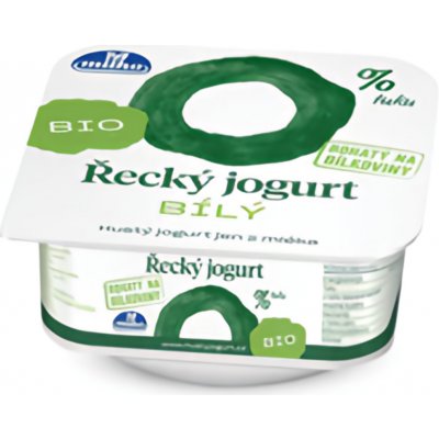 Milko Bio Řecký jogurt bílý 0% 130 g