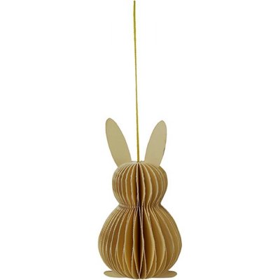 Wikholmform Papírový velikonoční zajíček EASTER V.9 cm sv. žlutý – Hledejceny.cz