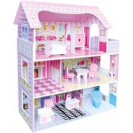Bino Domeček pro panenky s LED osvětlením 9 ks – Zboží Mobilmania