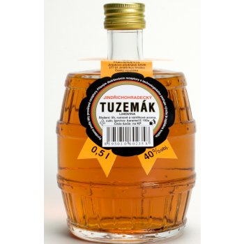 Jindřichohradecký Tuzemák Soudek 40% 0,5 l (holá láhev)