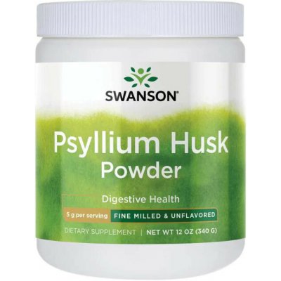 Swanson Psyllium Husk Powder 340 g prášek 5 g – Hledejceny.cz