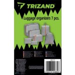Trizand 23111 Cestovní organizér do kufru sada 7 ks, šedá – Zboží Dáma