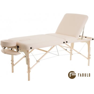 Fabulo USA Dřevěný masážní stůl Fabulo guru Plus Set 192 x 76 cm 8 barev Barva: krémová 192 x 76 cm 21,1 kg 2 barvy – Zboží Dáma