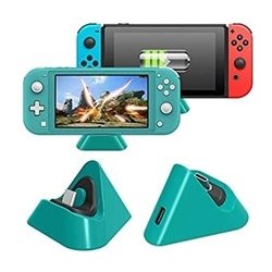 Mini Charging Dock Dobe Nintendo Switch Lite - Turquoise herní konzole  příslušenství - Nejlepší Ceny.cz