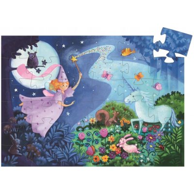 Djeco víla a jednorožec 36 dílků – Zboží Mobilmania