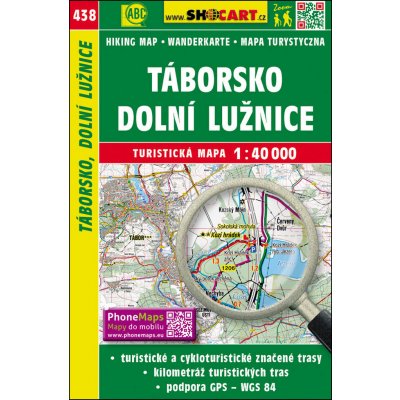 Táborsko Dolní Lužnice mapa 1:40 000 č. 438 – Hledejceny.cz