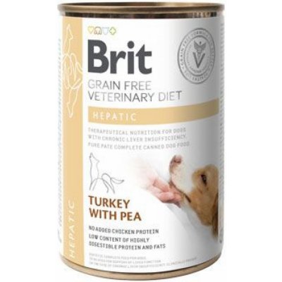 Brit Veterinary Diet Dog Grain Free Hepatic Turkey with Pea 400 g – Zbozi.Blesk.cz