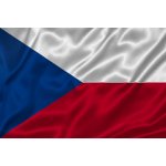 Luxusní saténová vlajka ČR 1x1,5 m - Bez třásní – Zboží Dáma
