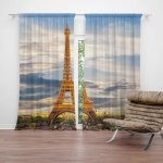 Sablio Závěs Eiffel Tower 3: 2ks 140x250cm – Hledejceny.cz