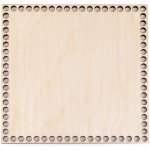 Dřevěný svět online Dno na košík dekor přírodní čtverec 15 x 15 cm – Sleviste.cz