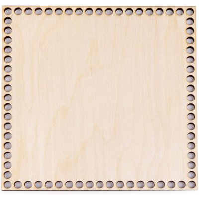 Dřevěný svět online Dno na košík dekor přírodní čtverec 15 x 15 cm – Sleviste.cz