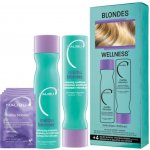 Malibu Blondes Enhancing Collection šampon 266 ml + kondicionér 266 ml + wellness sáčky 4 kusy dárková sada – Zboží Dáma