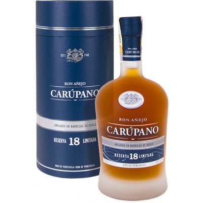 Ron Aňejo Carúpano 18y Reserva Limitada 40% 0,7 l (tuba) – Zboží Mobilmania