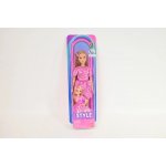 Mattel Barbie Modelka 249 s růžovým paisley vzorem JJN62 – Hledejceny.cz