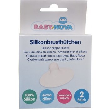 BABY NOVA silikonový prsní klobouček 2ks 39301