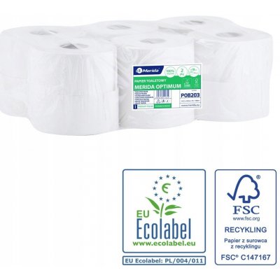 Merida Optimum 19 cm 140 m 2 vrstvý super bílý 12 rolí/balení – Zbozi.Blesk.cz