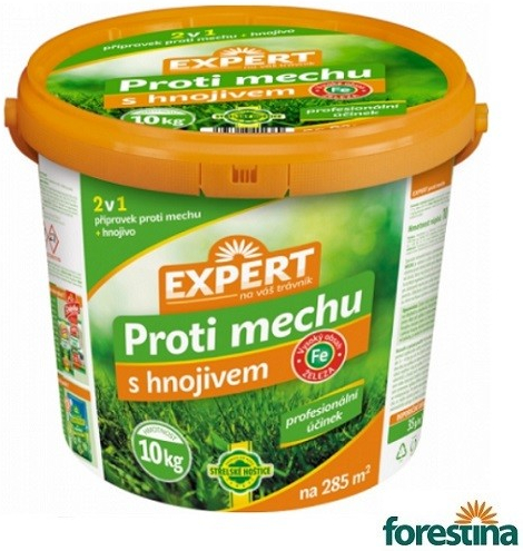 Forestina EXPERT proti mechu s hnojivem - kyblík 5 KG