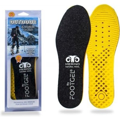FOOTGEL COLDOOR EXTREME COLD Gelové vložky žlutá – Hledejceny.cz