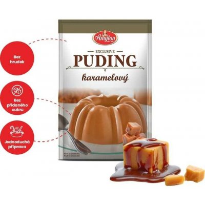 Amylon Exclusive puding karamelový 40g – Zboží Dáma