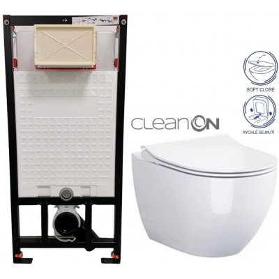 DEANTE Cersanit s tlačítkem SLIM CST_WC01 051P HA1 – Zboží Dáma