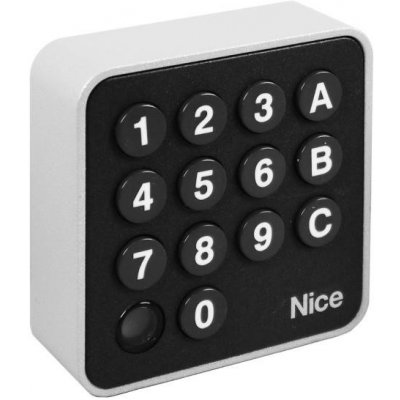 Nice EDSWG- bezdrátová osvětlená kódová kláves 3-kanálová k pohonu bran a vrat – Zboží Mobilmania