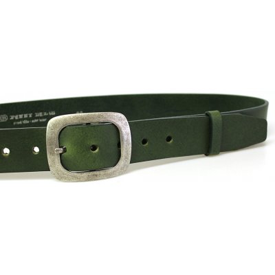 Penny Belts dámský kožený opasek EXKLUZIV 50-R31 zelený – Zboží Dáma
