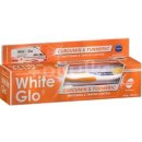 White Glo Coconut Oil Shine bělicí pasta 150 g + kartáček Curcumin and Turmeric dárková sada