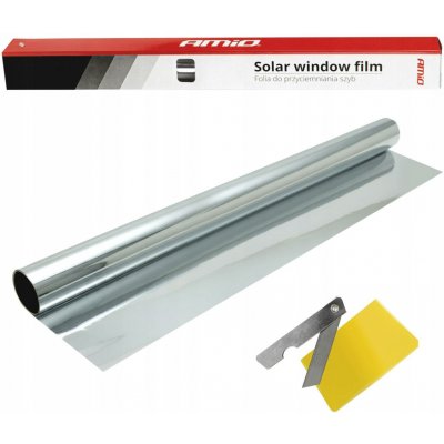 Amio Chromovaná protisluneční autofolie na okna (75 x 300 cm) - – Zboží Živě
