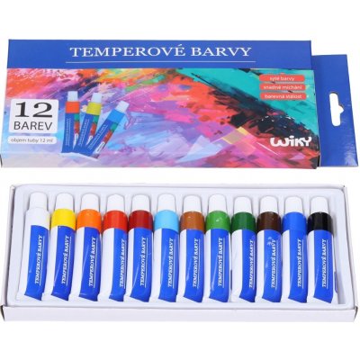 TOTO Temperové barvy kov 12ks 12ml – Zboží Dáma