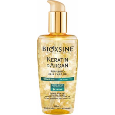 Bioxcin Keratin & Argan Regenerační vlasový olej 150 ml – Hledejceny.cz