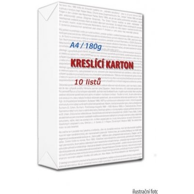 Kreslicí karton A4 180 g 10 ks – Zboží Mobilmania