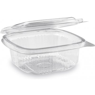 Wimex Miska rPET s víčkem hranatá průhledná 250ml – Zboží Dáma