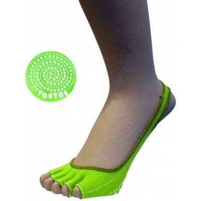 ToeToe SOLE OPEN bezprstové joga ABS protiskluzové ponožky zelená – Hledejceny.cz