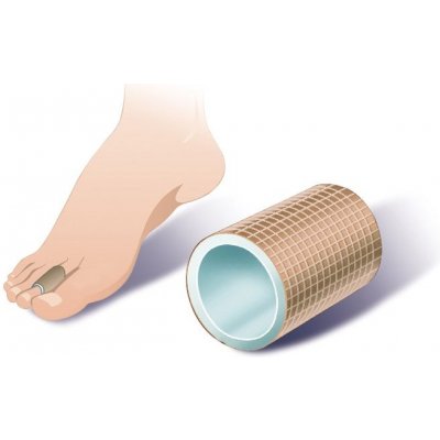 Zanni gelový tubulární návlek na prst s textilem Zanni vel. S