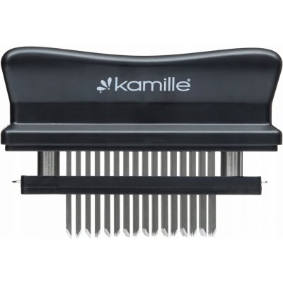 Jehla na maso Kamille nerezová ocel černá 3 řady čepelí – Zbozi.Blesk.cz