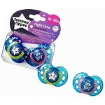 Tommee Tippee C2N silikon Night modrá 2 ks – Hledejceny.cz
