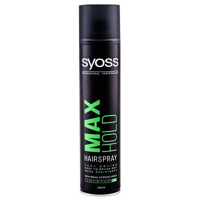 Syoss Max Hold Hairspray ochranný lak na vlasy s extra silnou fixací 300 ml – Zbozi.Blesk.cz